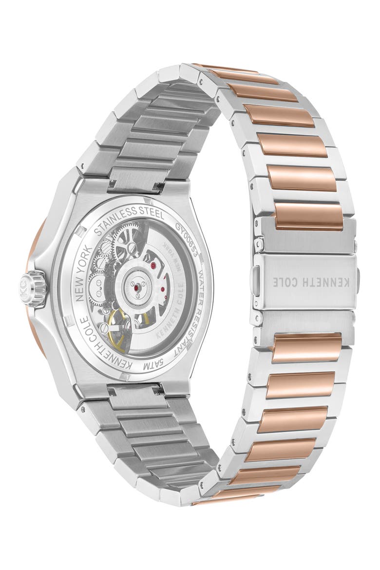 Automatic Bracelet Watch, 43.5mm, Alternate, color, MULTI