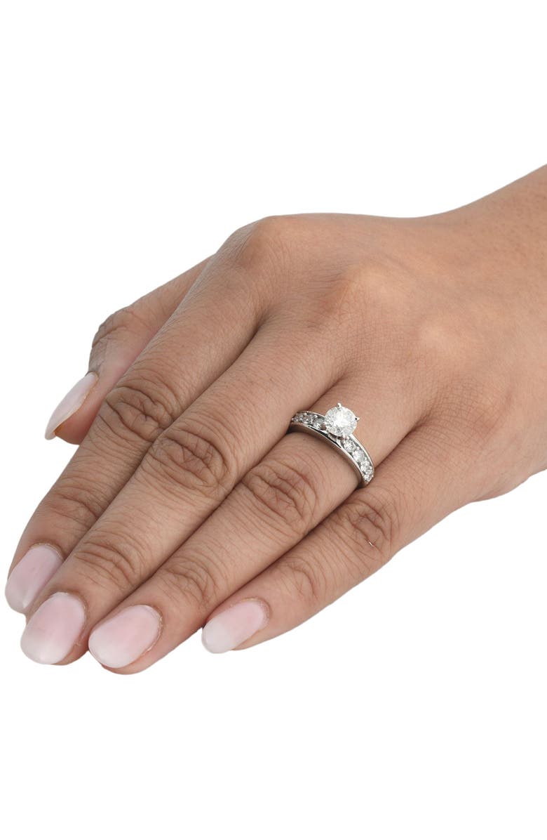 Bliss Diamond 2Ct Round Cut Diamond Engagement Solitaire Ring Gold Lab Grown, Alternate, color, 