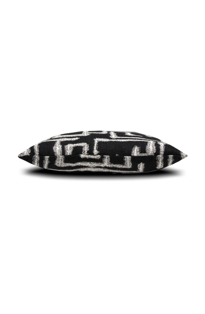 Elaine Smith Kasai Ebony Indoor & Outdoor Woven Accent Pillow, Alternate, color, Ebony