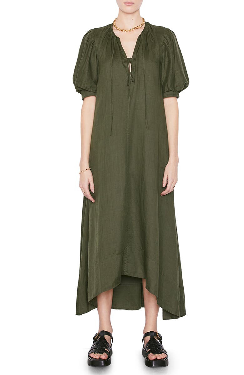 FRAME Puff Sleeve Dress, Main, color, 