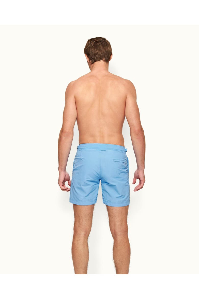 Bulldog Mid-Length Swim Shorts, Alternate, color, RIVIERA II
