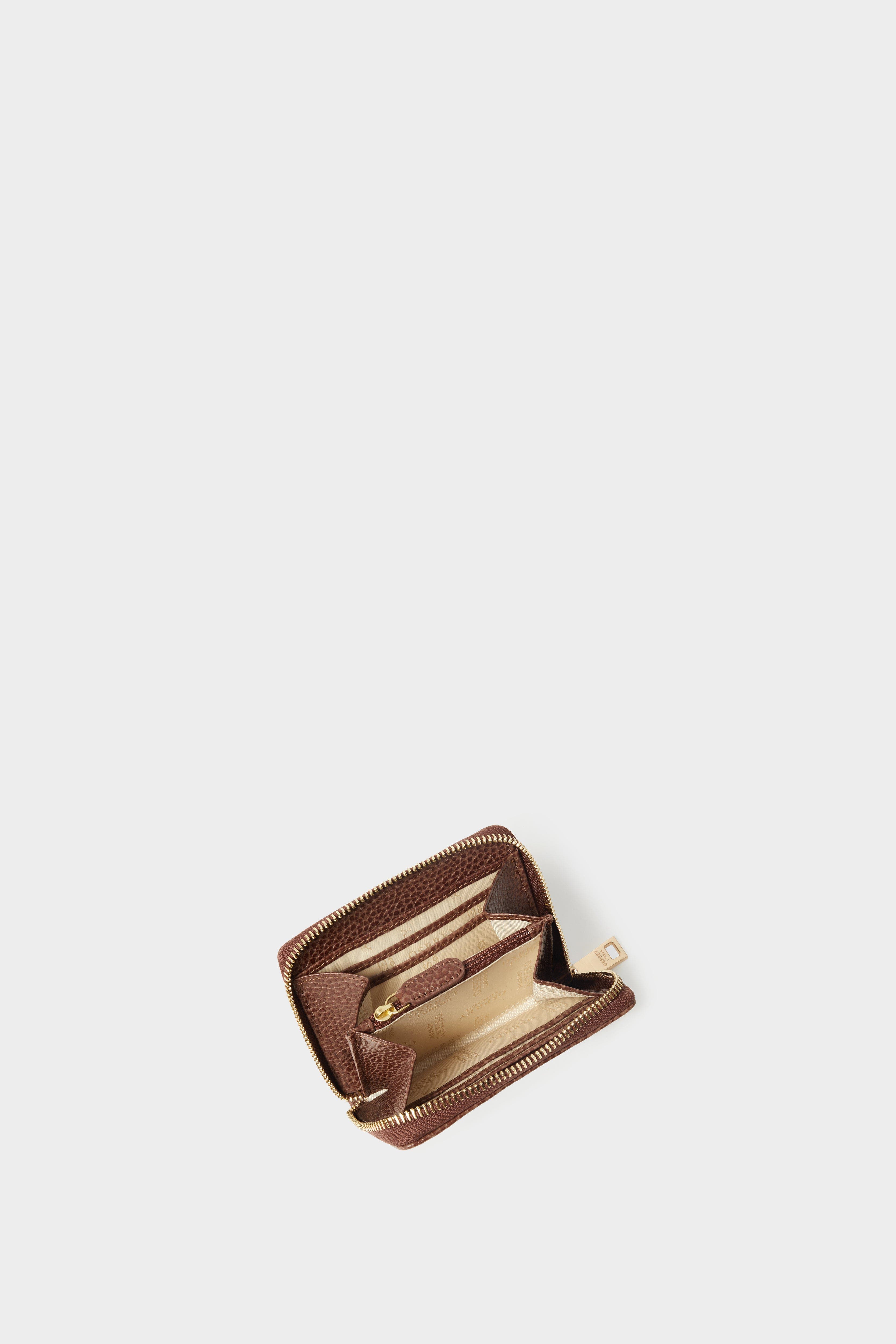 The Core Small Leather Zip Around Wallet, Alternate, color, Tan