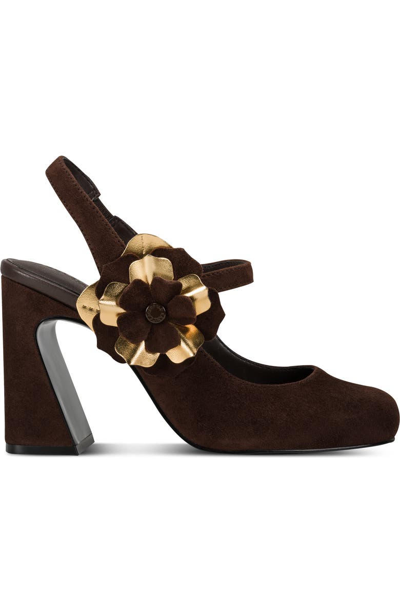 KARL LAGERFELD PARIS Pierra Slingback Pump, Alternate, color, Chocolate