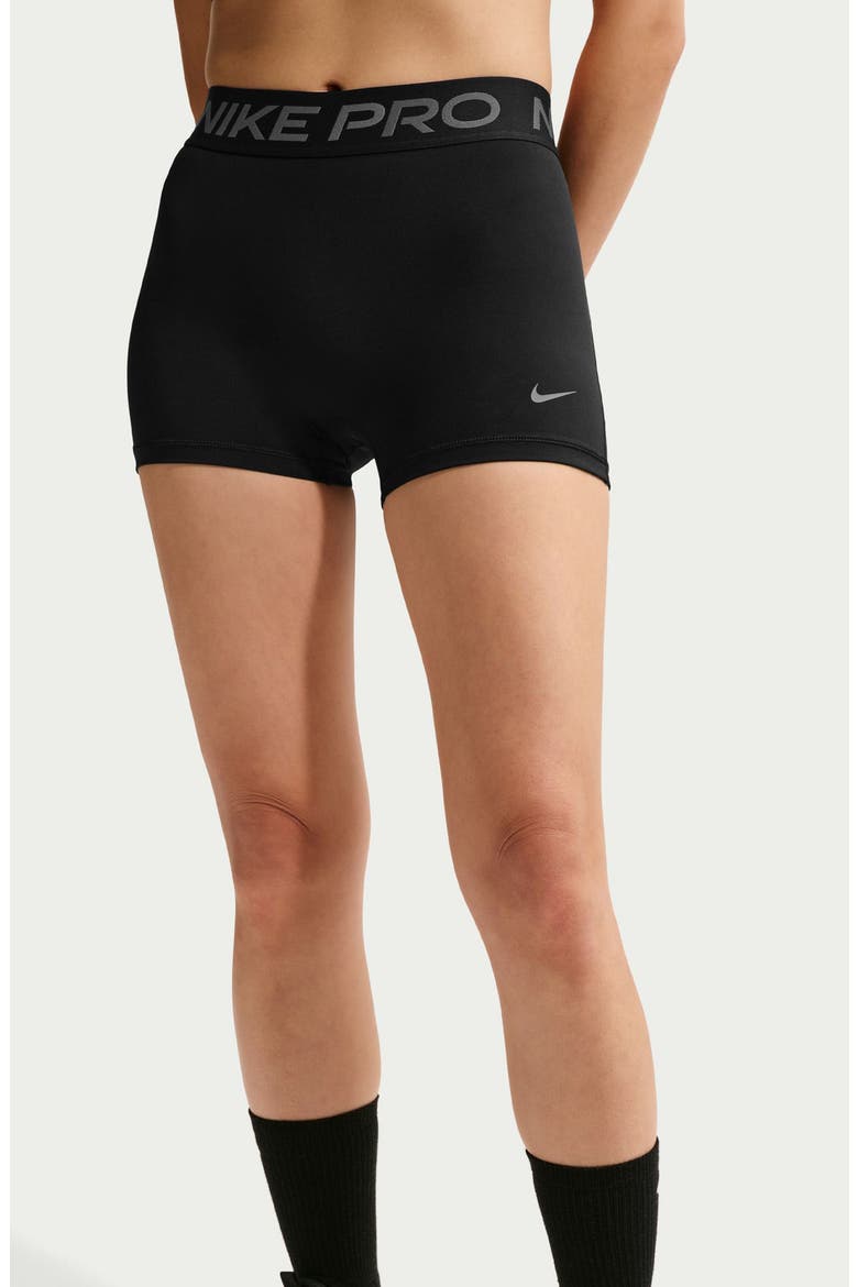 Pro Sculpt Mid-Rise Biker Shorts, Alternate, color, BLACK/ BLACK/ IRON GREY