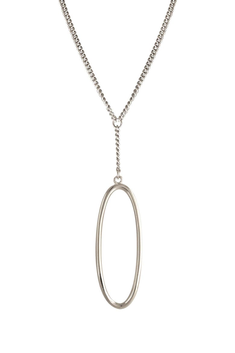 Skylight Necklace, Main, color, Silver