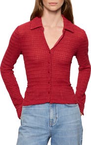Sanctuary Juno Textured Button-Up Top