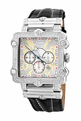 JBW Men's Phantom Diamond Watch, 46mm - 2.38 ctw