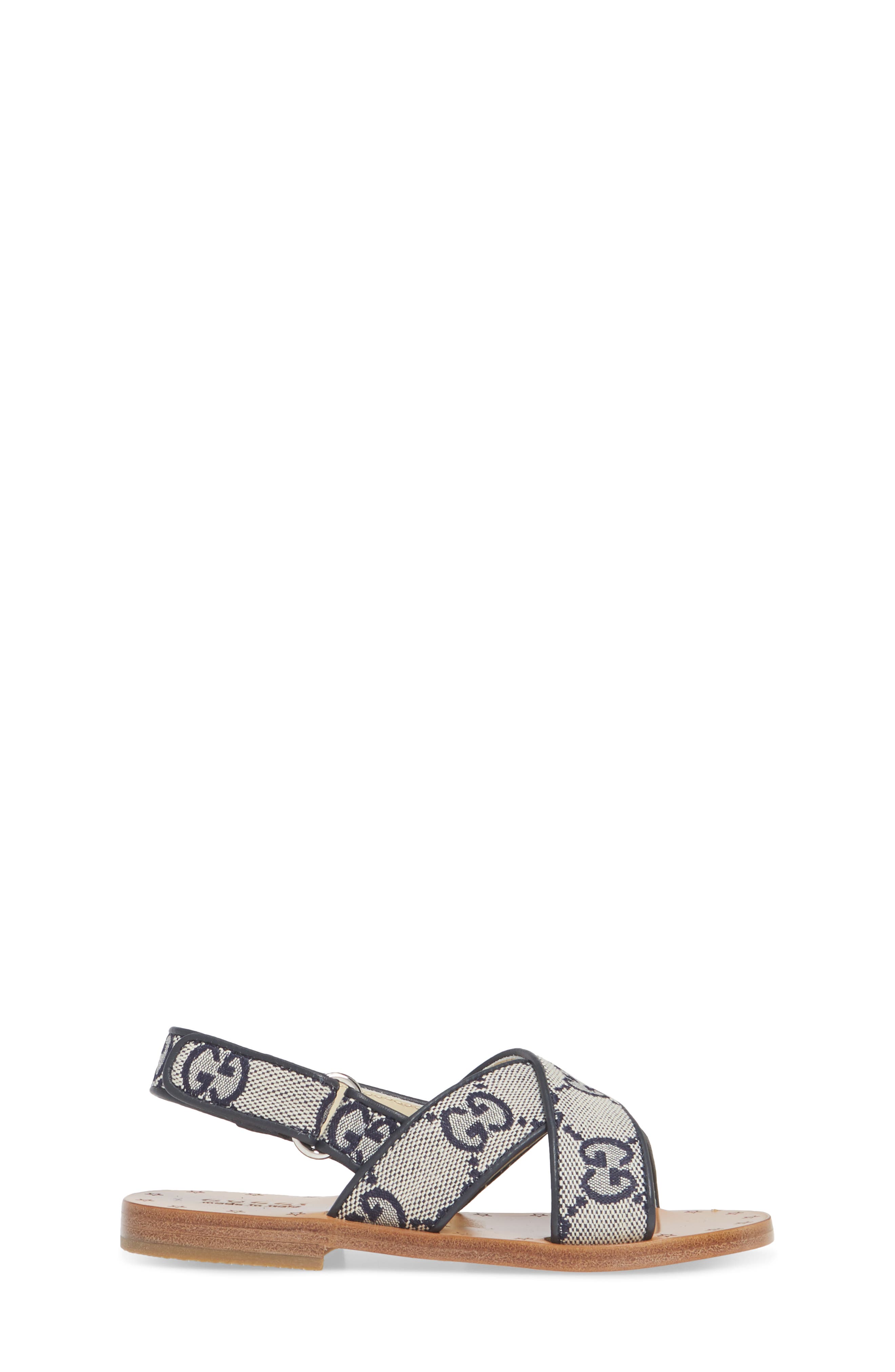 Gucci Logo Sandal, Alternate, color, 