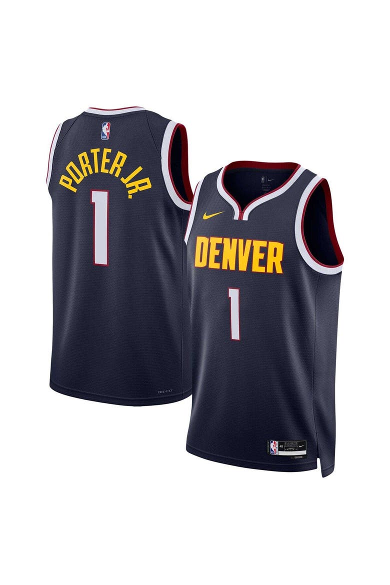 Unisex Nike Michael Porter Jr. Navy Denver Nuggets Swingman Jersey - Icon Edition, Main, color, Navy