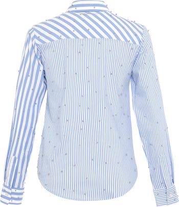 Echo Mix Stripe Pearly Shirt