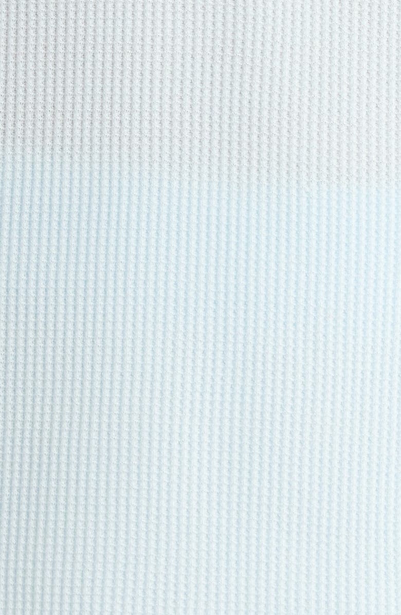 Nordstrom Cotton Blend Waffle Thermal Pajamas, Alternate, color, Blue Delicate