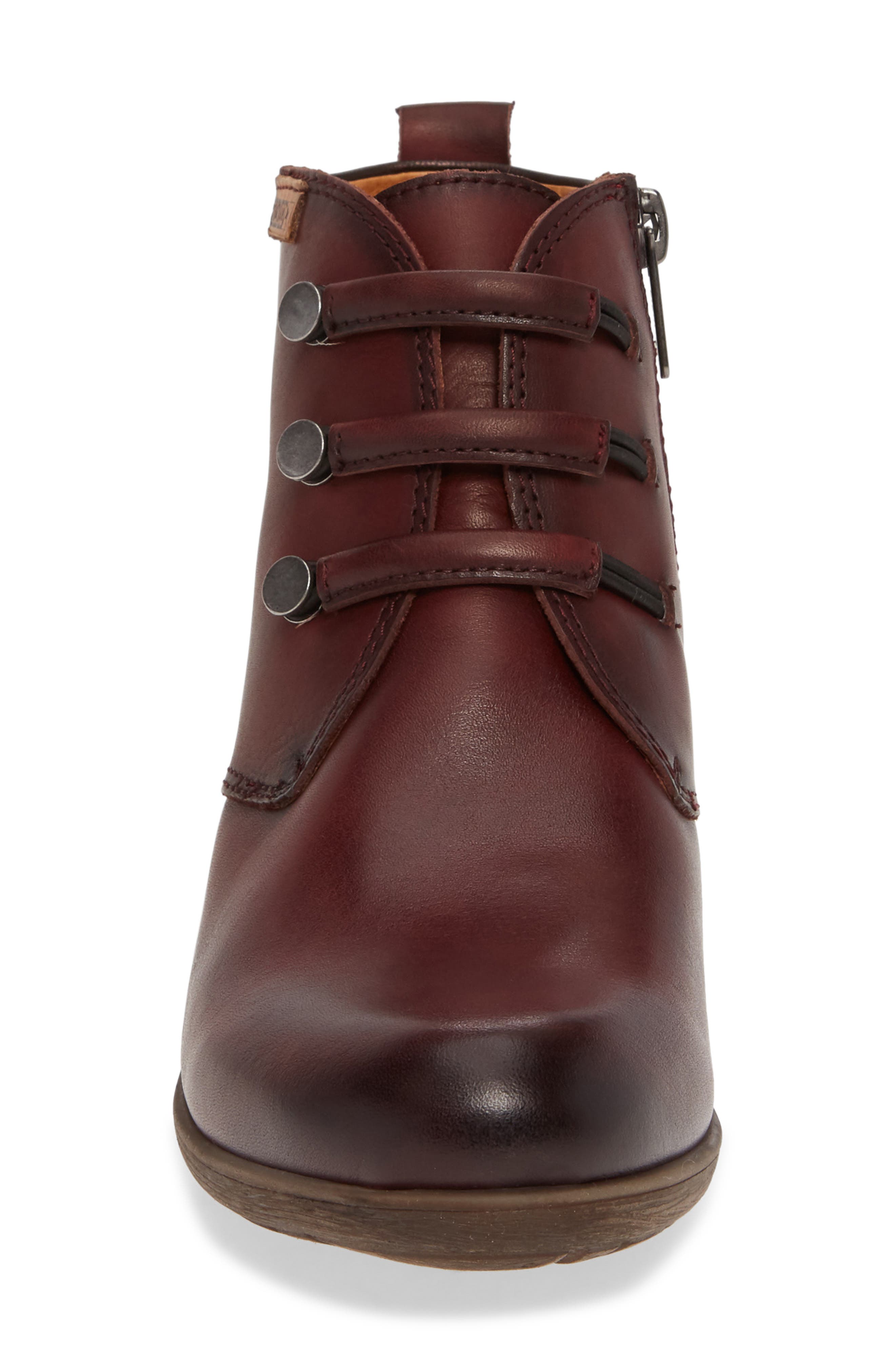 Rotterdam Strap Bootie, Alternate, color, GARNET