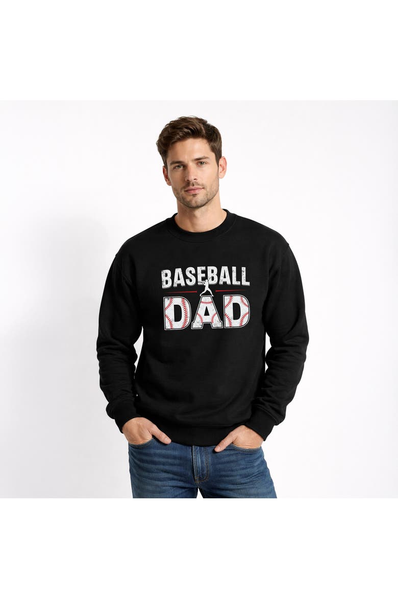 Baseball Dad Bold Sweatshirt, Main, color, Midnight