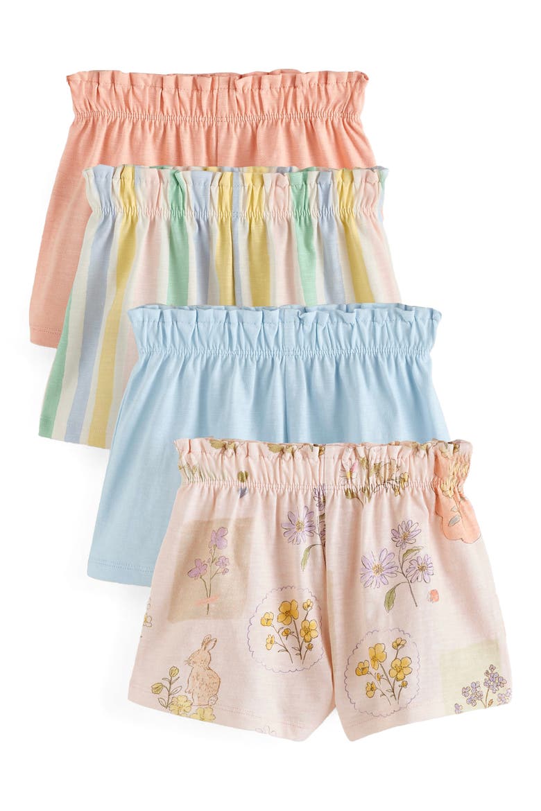 Kids' Assorted 4-Pack Cotton Shorts, Main, color, MULTI