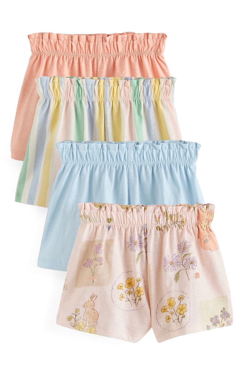NEXT Kids' Assorted 4-Pack Cotton Shorts, Main, color, Multi