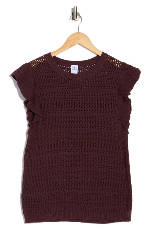 Flutter Sleeve Sweater