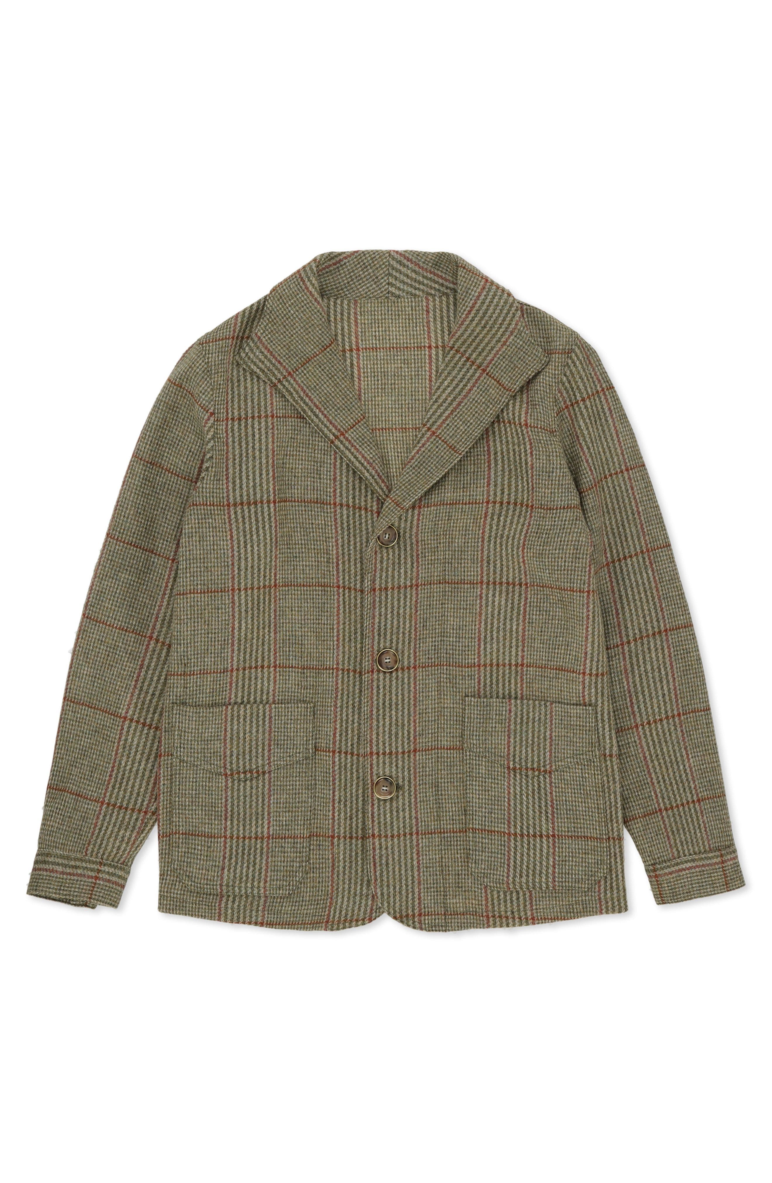 Scotland Check Wool Jacket