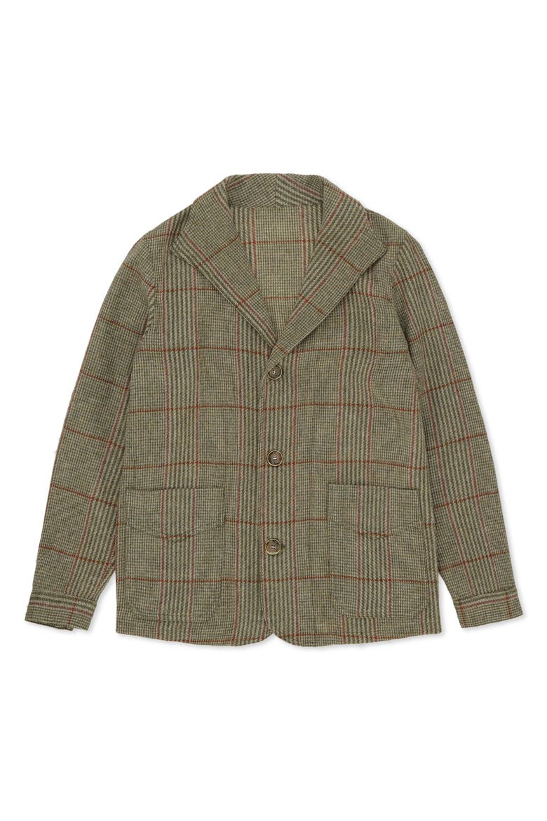 Scotland Check Wool Jacket, Main, color, Multicolor
