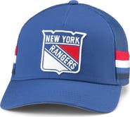 American Needle Men's American Needle Blue New York Rangers HotFoot Stripes Trucker Adjustable Hat