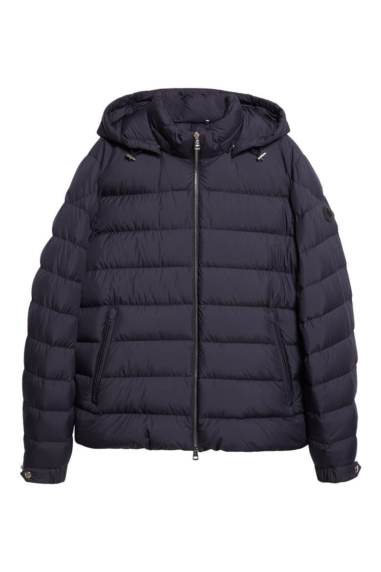 Arneb Down Puffer Jacket with Removable Hood, Alternate, color, NAVY