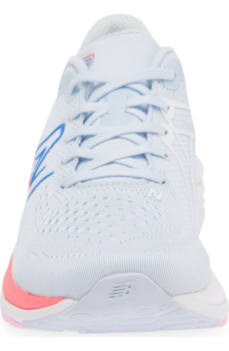 New Balance Kids' 860 Sneaker, Alternate, color, Moon Dust/ Neon Pink