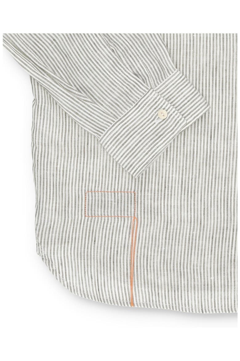 Work Cotton Ribbed Shirt, Alternate, color, GREEN