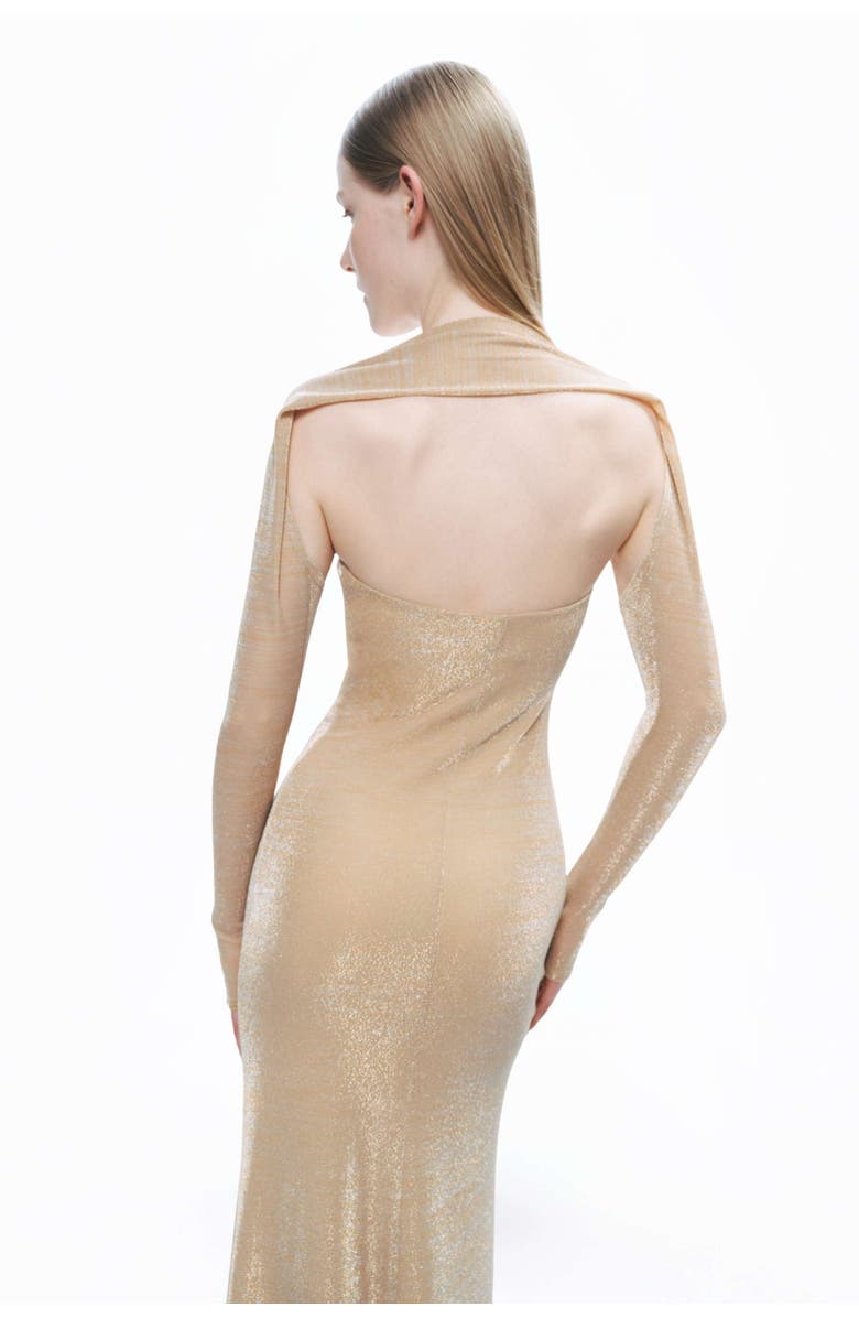 Nocturne Maxi Dress with Glove Accessory, Alternate, color, 