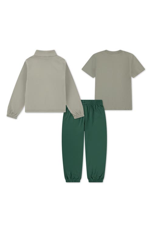 Nike Kids' Propus T-shirt, Track Jacket & Joggers Set In Green