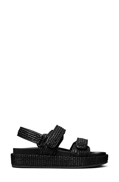 Tory Burch Kira Platform Sport Sandal In Black