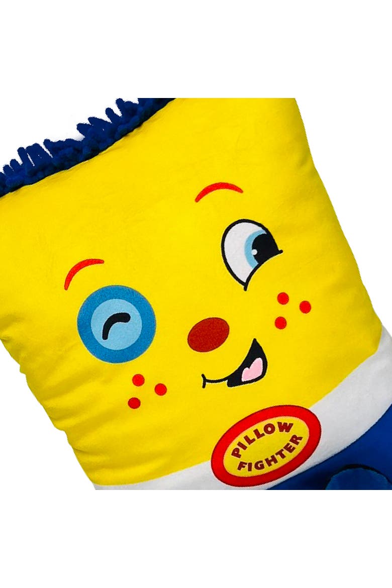 Fighter Plush 2In1 Toy & Pillow, Alternate, color, Yellow