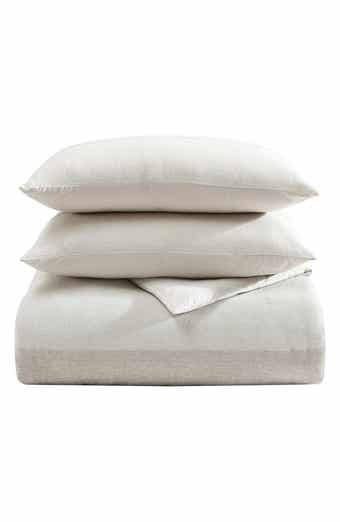 Vera Wang Chenille Waffle Stripe Duvet Set