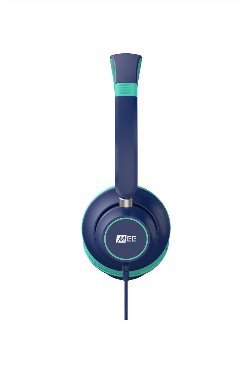 KidJamz KJ45 3.5mm Safe Listening Headphones for Kids w/ Inline Microphone, Alternate, color, Blue