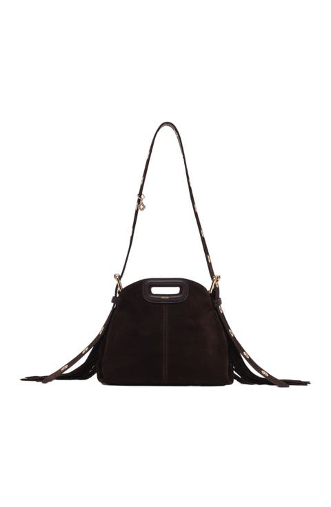 Miss M mini suede leather bag