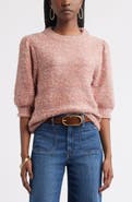 Treasure & Bond Elbow Sleeve Marled Sweater
