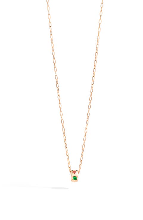 Iconica Multi Stone Pendant Necklace