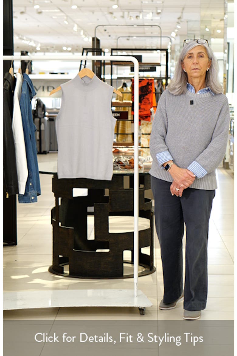 Evelyn Funnel Neck Merino Wool Top video