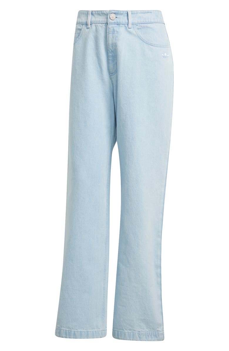 adidas Originals Premium Essentials Wide Leg Jeans, Alternate, color, 