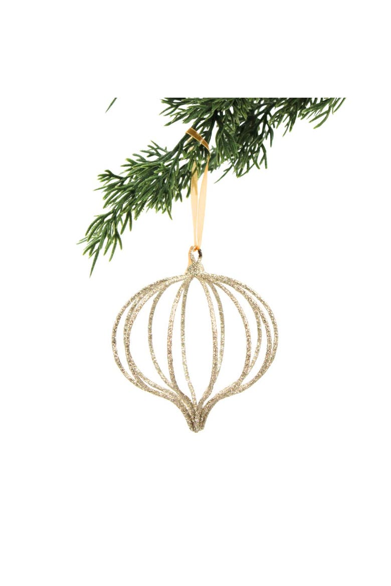 4" Champagne Assorted Ornament, Main, color, Champagne