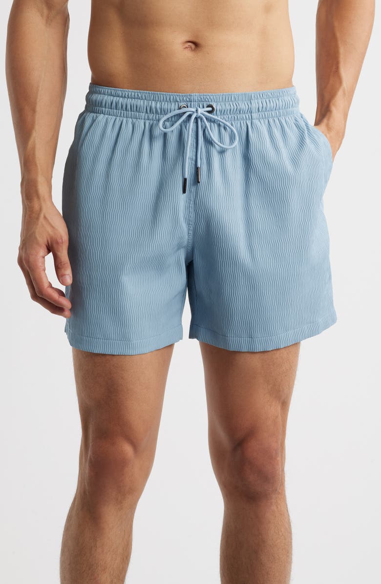 Chubbies Misty Breezes Textured 5.5-Inch Swim Trunks, Main, color, 