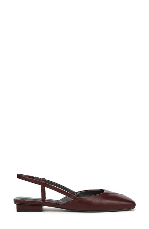 Sarto By Franco Sarto Telica Slingback Flat In Burgundy