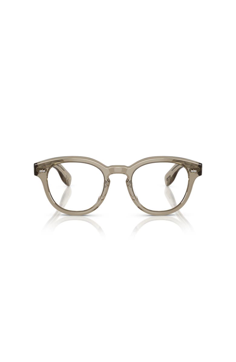 Oliver Peoples 50mm Round optical glasses, Alternate, color, Green