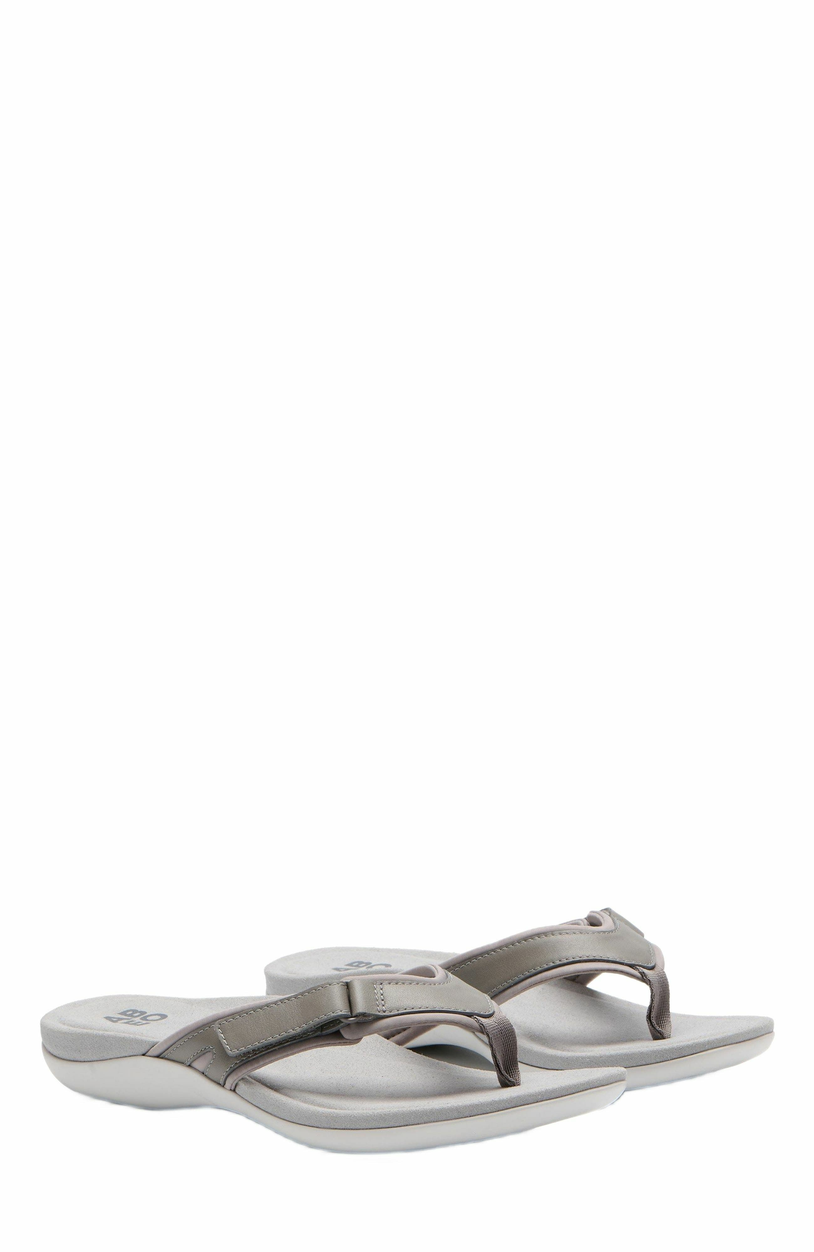 Oasis Sport Flip Flop, Alternate, color, Nickel - Regular