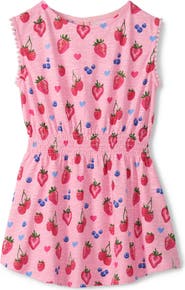 Hatley Kids' Summer Berries Smocked Waist Dress