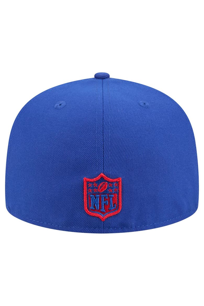Men's New Era Royal Buffalo Bills Tri-Hit 59FIFTY Fitted Hat, Alternate, color, Royal