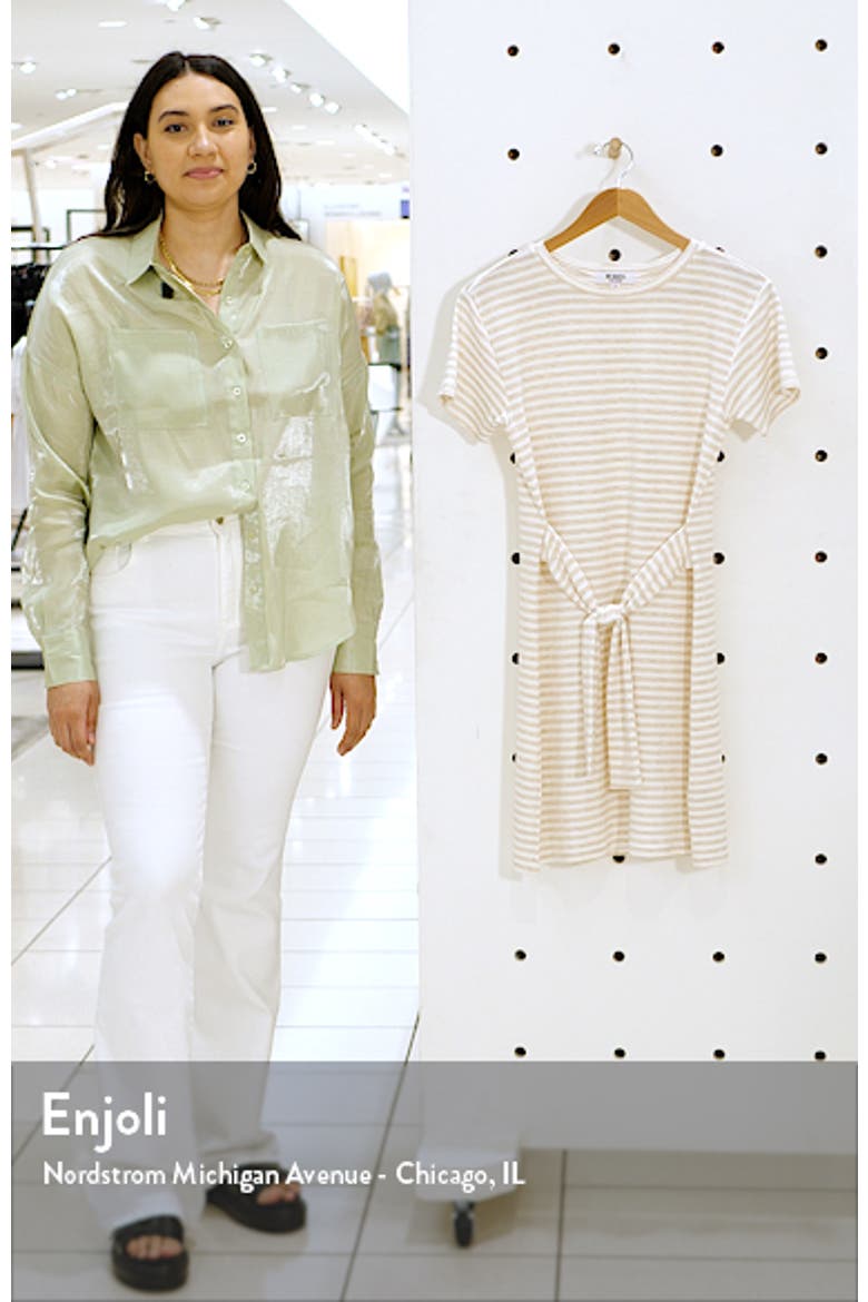 Salad Days Stripe Tie Waist T-Shirt Dress video