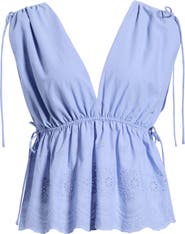 WAYF x Hannah Lovey Porter Goldie Cotton Eyelet Top
