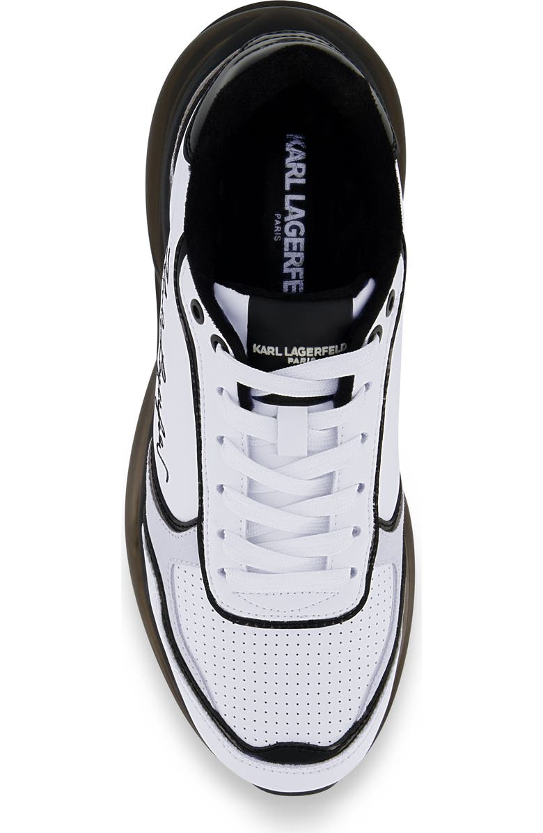KARL LAGERFELD PARIS Logo Embroidered Runner Sneaker, Alternate, color,
