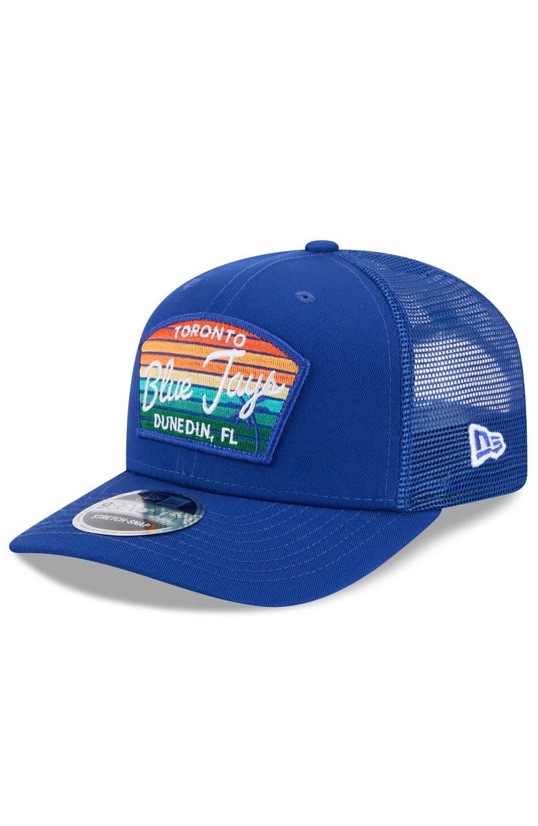 New Era Men's New Era  Royal Toronto Blue Jays 2025 Spring Training 9SEVENTY Stretch-Snap Trucker Hat, Main, color, 