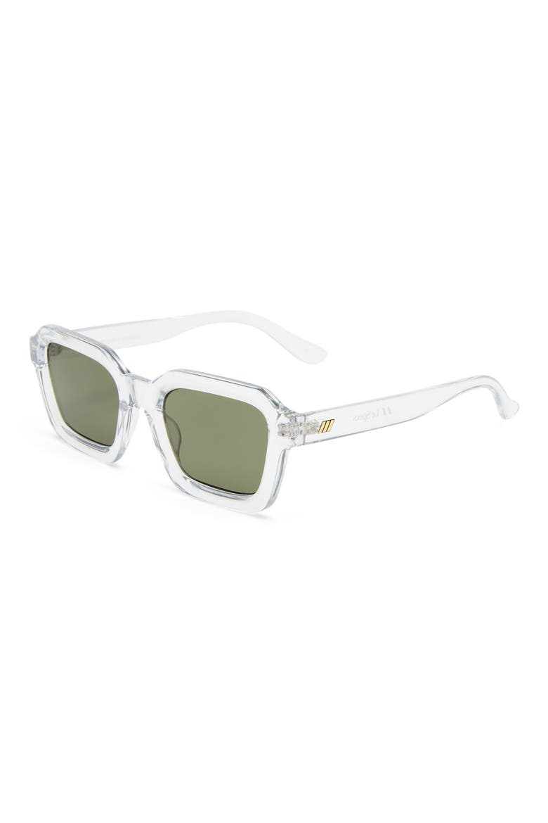 Impossible 51mm Square Sunglasses, Alternate, color, CLEAR