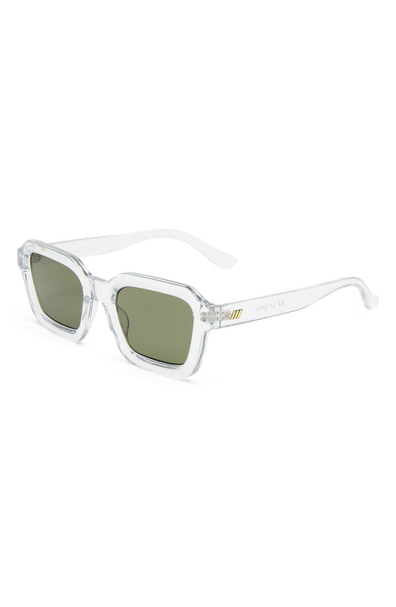 Le Specs Impossible 51mm Square Sunglasses, Alternate, color, Clear